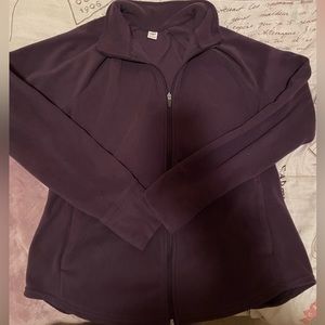 Purple zip up
